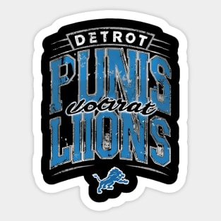 Detroit lions Sticker